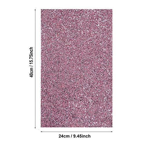 EBANKU Shiny Nail Art Table Mat, Foldable Nail Art Hand Pad - color: Reddish Brown