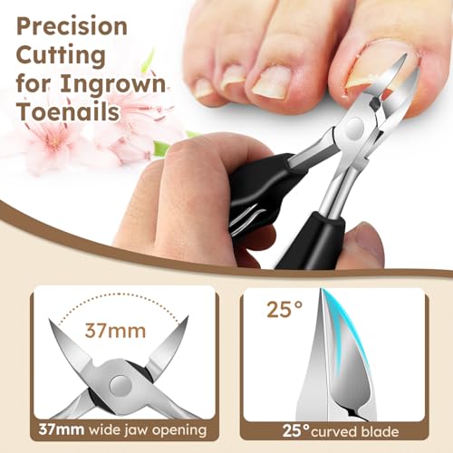 Heavy Duty Toenail Clippers for Thick Nails, Nail Clippers for Men Seniors