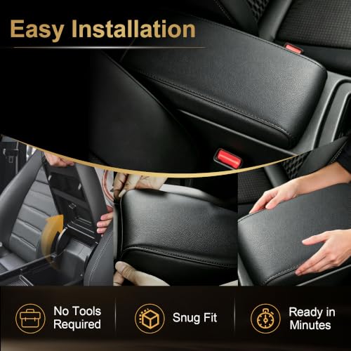 AOMSAZTO Center Console Cover for 2013-2018 Nissan Altima, Black - color: Black, size: 2013-2018