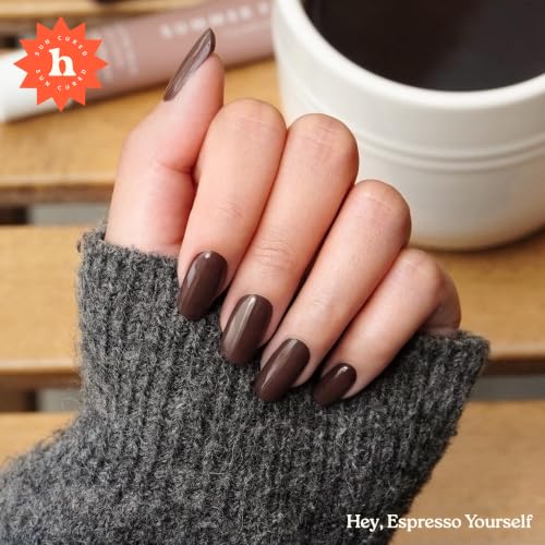 Heyhae Semi Cured Gel Nail Strips - Hey, Espresso Yourself - color: Hey, Espresso Yourself