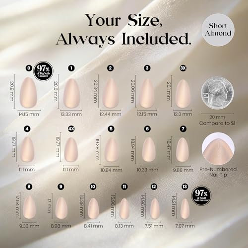 Beetles Cat Eye Press on Nails, 160Pcs Short Almond Nail Tips Motion Glow - color: 9-Champagne Gold CatEye-S