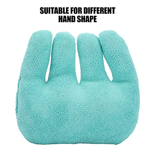 Finger Contracture Cushion Cone, Hand Grip Aid with Finger Separator, Palm Support for Arthritis, Stroke, Elderly Hand, Soft Breathable Grabbing Pad Protector