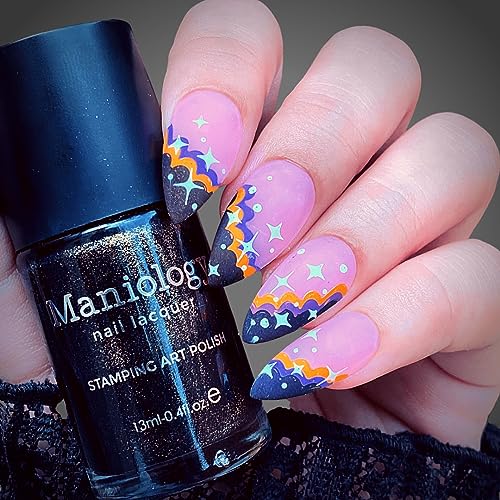 Maniology Boo-gie French Nail Stamping Starter Kit | Halloween Nail Art Set