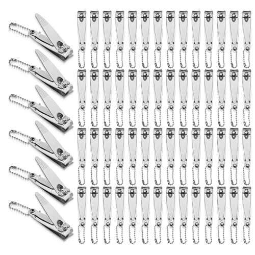 Individually Wrapped Nail Clippers Bulk Stainless Steel (2 inch 50Count)