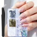 Hollow Star Nail Sequins Holographic Star‑Shaped Glitter Flakes - color: Style08