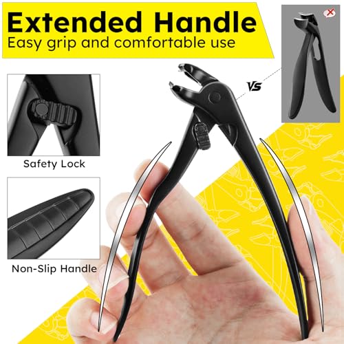 Toenail Clippers for Seniors, Angled Head Large Toe Nail Clippers for - size: Angled Head 1pc