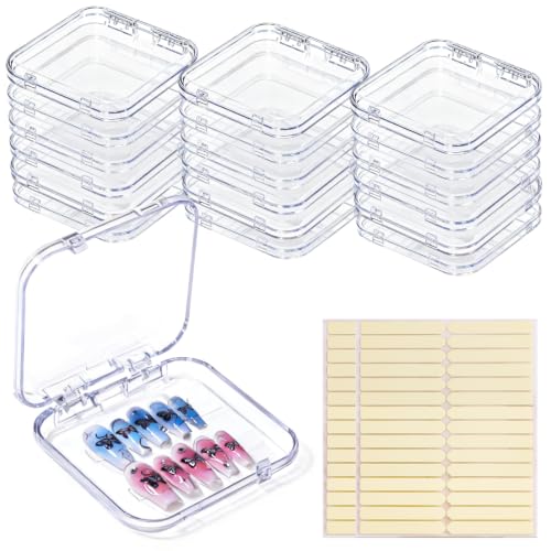 18 Pcs Press on Nail Packaging Case, Nail Packaging for Press Ons - size: 18Pcs