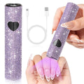 UV Light for Gel Nails, Handheld UV Nail Lamp - color: Purple Diamond