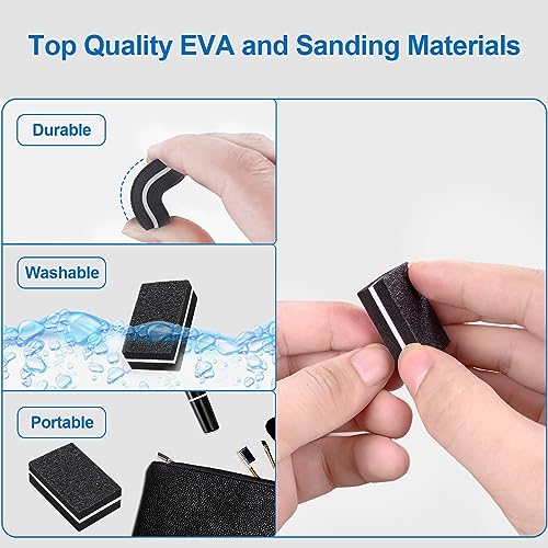 Nail Buffers (50 Pack), mini Buffer Block Nail File for Acrylic Nails and Natural Nails, 100/180 Grit Nail Buffer Block Bulk Buffing Blocks for Nail Buff Professional Manicure File Blocks Set Black - size: 50 Pcs Mini 100/180 Grit Black/White