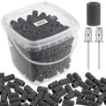 Nail Sanding Bands 240 Grit Extreme Fine 200Pcs Black Professional Bands and 2Pcs Nail Drill Bits for Manicures and Pedicure - color: Black, size: 240 grit