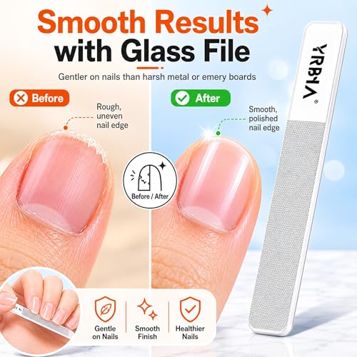 Nail Clipper Set with Glass File & Tin Box, Black - size: 3-piece set