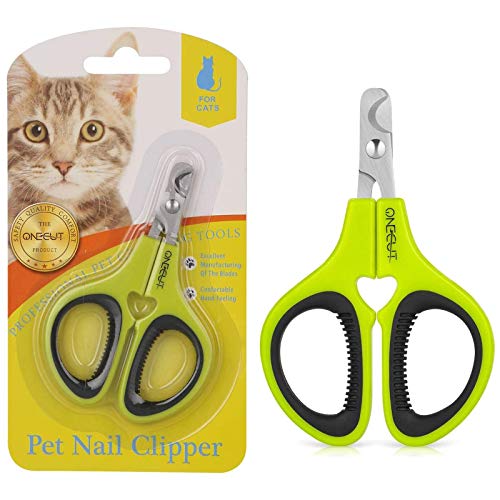 Pet Nail Clippers, Cat & Kitten Claw Nail Clipper Safe Sharp Trimmer - color: Green