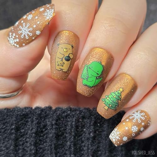 Maniology Frosty Friends Holiday Nail Stamping Starter Kit | Holiday Nails