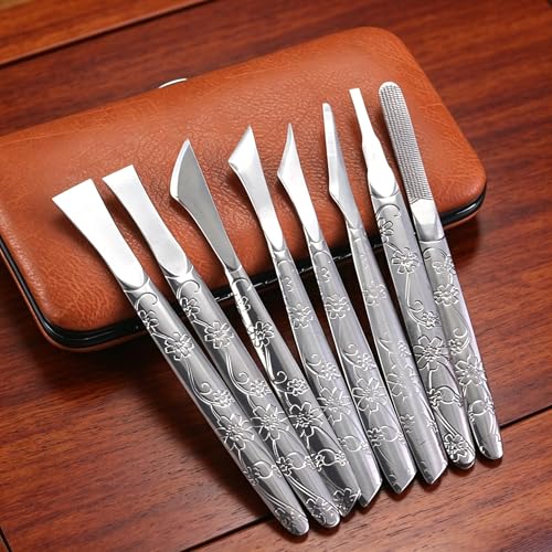 Professional 8PCS Pedicure Tools, Callus Remover Kit for Feet, Women & Men