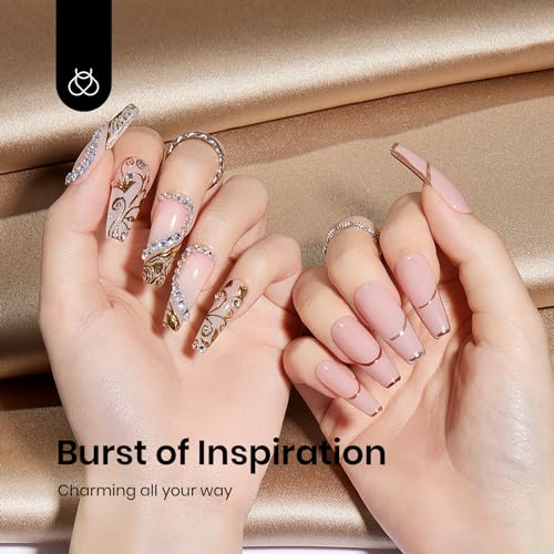 Beetles Chrome Nail Powder Set 8 Colors Metallic Holographic Mirror Effect - color: A - Multicolor Metallic-8
