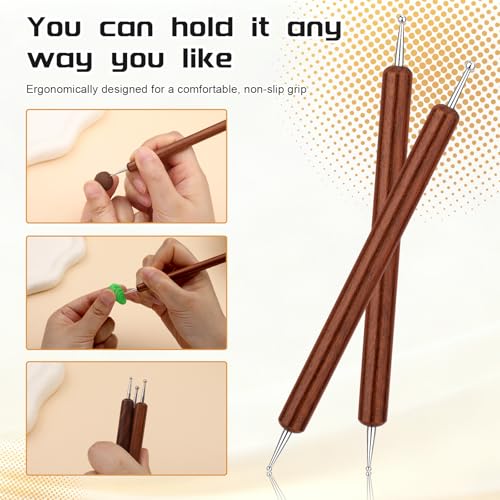 Bupete 5 PCS Nall Dotting Tool, Nail Art Tools Embossing Tool