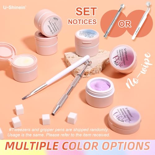 Cushion Gradient Painting Gel, Ombre Nails Aura Nails - color: Pink