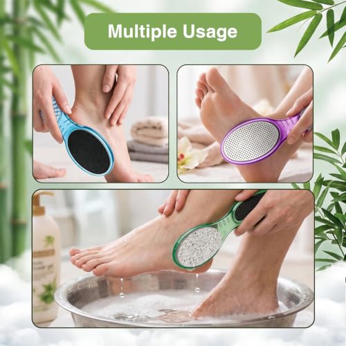 4 Pcs 4 in 1 Foot Brush, Pumice Stone Foot Scrubber for Shower
