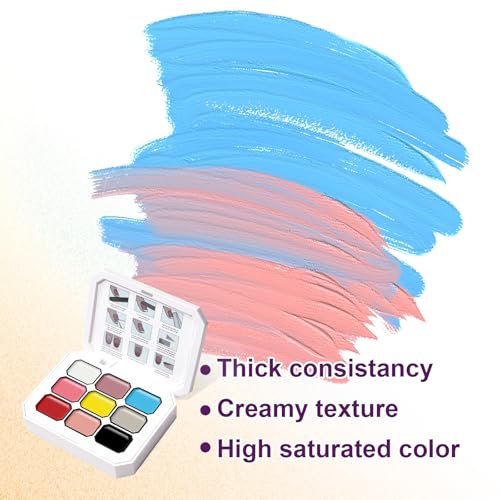 Gradient Painting Gel, 9 Colors Ombre Gel Nail Polish Oil - color: Artistic Inspiration