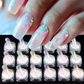 18 Colors Mermaid Pearl Chrome Powder for Nails Holographic Iridescent - color: F-099 Set
