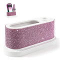 ANGNYA Nail Drill Machine Holder Efile Stand and Organizer Storage Box Case - color: Pink