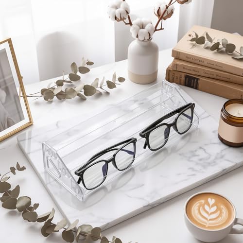 3 Layer Nail Polish Organizer Clear Multi Tier Organizer, Display Nail Stand for Nails Polish, Eyeglasses, Sunglasses, Essential Oils, Makeup, Skincare and Perfume Storage
