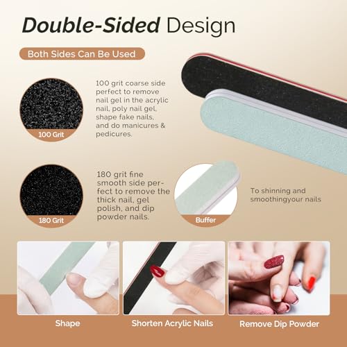 MelodySusie 6PCS Nail Polish Gel Remover Tools Kit with Nail Clips - size: 6pcs