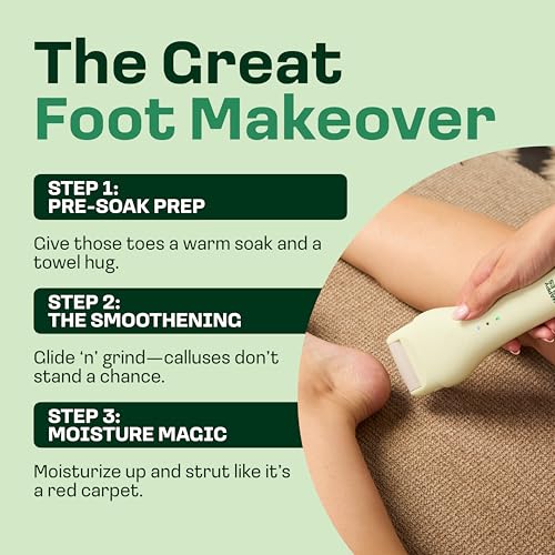 FSA Eligible HSA Electric Pedicure Foot File Callus Remover