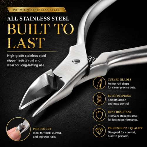 TACHII Toenail Clippers for Ingrown Nails Nippers