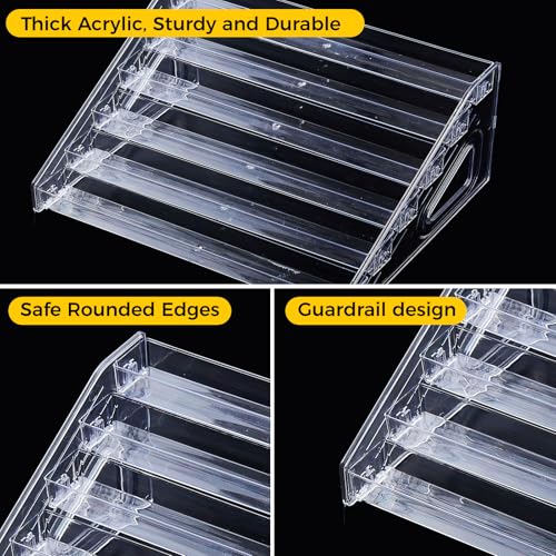 Acrylic Nail Polish Organizer Holder Rack 6 Layers, Clear Display Stand For Sunglasses,Essential Oils, Makeup Organizer, Holds Up to 72 Bottles - size: 6 Tier