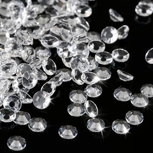 Rhinestones 1440pcs SS6 (1.9-2.0mm) Glass Flatback Crystal Transparent - color: Transparent, size: SS6/2880pcs