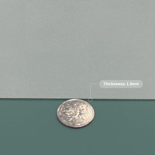 Leather Desk Mat,1.8mm Thick,16x60 Inch Desk Cover,Desk Protector Mat,Dresser Cover Top,Faux Leather Table Cover,Side Table Cover,Office Desk Cover,Office Table Cover(Aqua Blue+Gray,16x60) - color: Aqua Blue+gray, size: 16" × 60"
