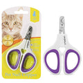Pet Nail Clippers, Cat & Kitten Claw Nail Clipper Safe Sharp Trimmer - color: Purple