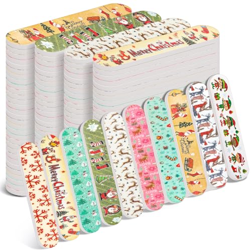 30 Pack Christmas Mini Nail Files Gifts Bulk Christmas Emery Boards - style: Christian