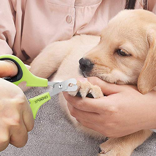 Pet Nail Clippers, Cat & Kitten Claw Nail Clipper Safe Sharp Trimmer - color: Green