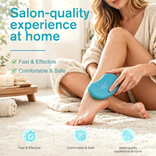 FERYES 2026 Upgrade 2.0 Nano Glass Foot File Callus Remover Wet & Dry Use - color: Blue-green