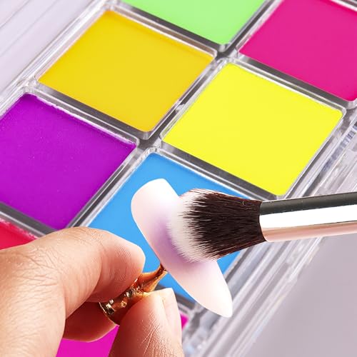 Neon Nail Pigment Set 10 Colors Ombre Powder Extra Fine Glitter
