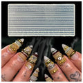 3D Chain Nail Mold Multiple Shapes Necklace Silicone Nails Molds Accessories Gel Rope Art Manicure Tools - color: 3D Chain Nail Mold