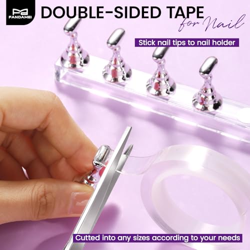 Fandamei 20PCS Nail Stands, Press On Nail Stand, Nail Stand For Press Ons - color: Silvery
