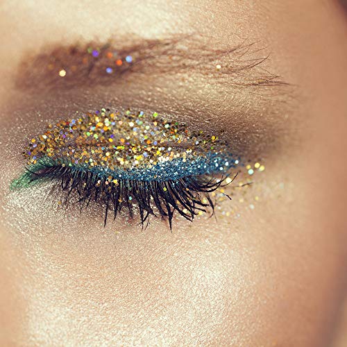Hemway Biodegradable Glitter Gold 3.5oz Eco Friendly Super Chunky - color: Gold, size: Super Chunky (1/8" 0.125" 3mm)