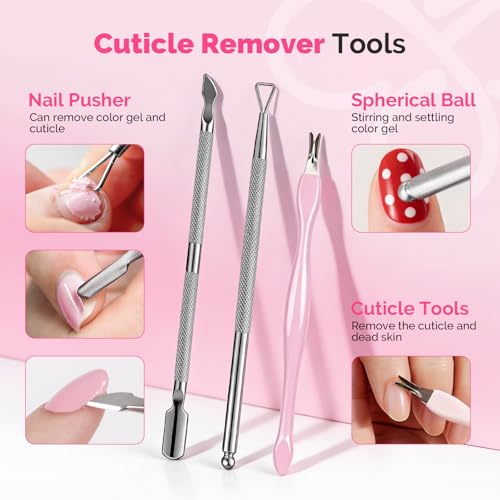 MelodySusie Nail Care Kit Nail Prep Set Cuticle Remover - size: 13Pcs Lavender