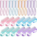Patelai 24 Pcs Nail Brushes for Cleaning, Fingernail Hand Toes,Transparent - color: Transparent