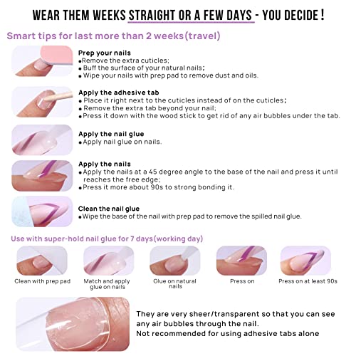 BTArtbox Halloween Press On Nails, Short French Tip Nails, 30Pcs Full Kit - color: A1-Braveheart