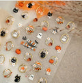 Nail Stickers Halloween - Cute Ghost, Pumpkin, Cat - color: Color-31