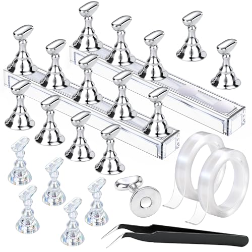 Fandamei 20PCS Nail Stands, Press On Nail Stand, Nail Stand For Press Ons - color: Silvery