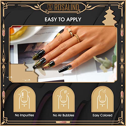 ROSALIND 6 Colors Cat Eye Gel Nail Polish, Magentic Gel Polish with Magnet - color: 9D Cat Eye