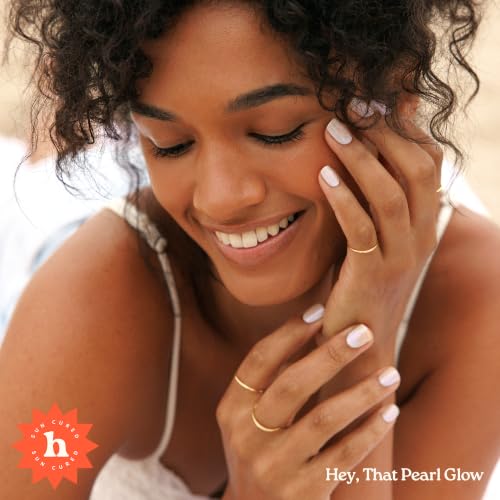 Heyhae Semi Cured Gel Nail Strips - Hey, that Pearl Glow - color: Hey, That Pearl Glow