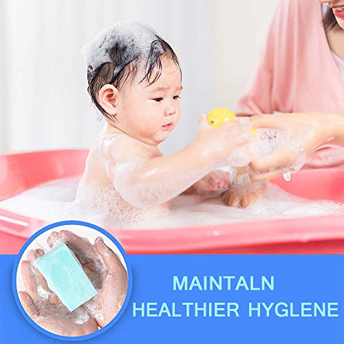 Wellgler's OT Sensory Brush,Autism Sensory Brush for Therapy,Surgical Scrub,Bbaby Sponge for Bathing, Cradle Cap Brush (12Pack) - size: 1 Count (Pack of 12)