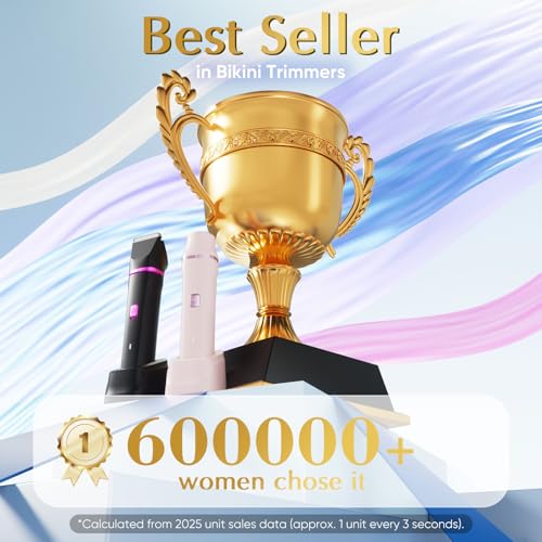 Electric Razor for Women Men - Wet Dry Shave, Waterproof Bikini Trimmer, Pubic Hair Removal Shaver with Hypoallergenic Ceramic Blades, Facial & Body Groomer, USB Recharge, Birthday Gifts - color: Orange