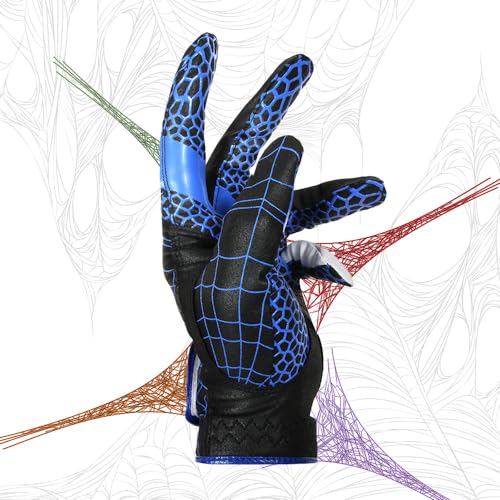 Spider Grip Men's Golf Glove - color: Blue, size: Men Small (22)